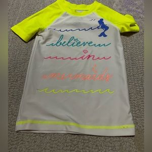 Swimming toddler girl t-shirt 4-5T